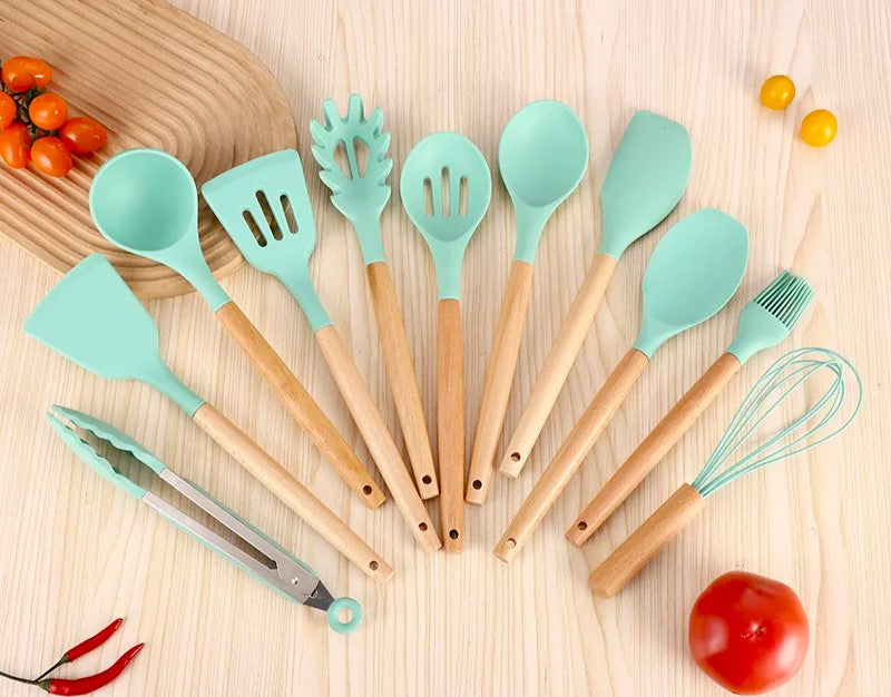 Kit de Cozinha 12 Peças de Silicone