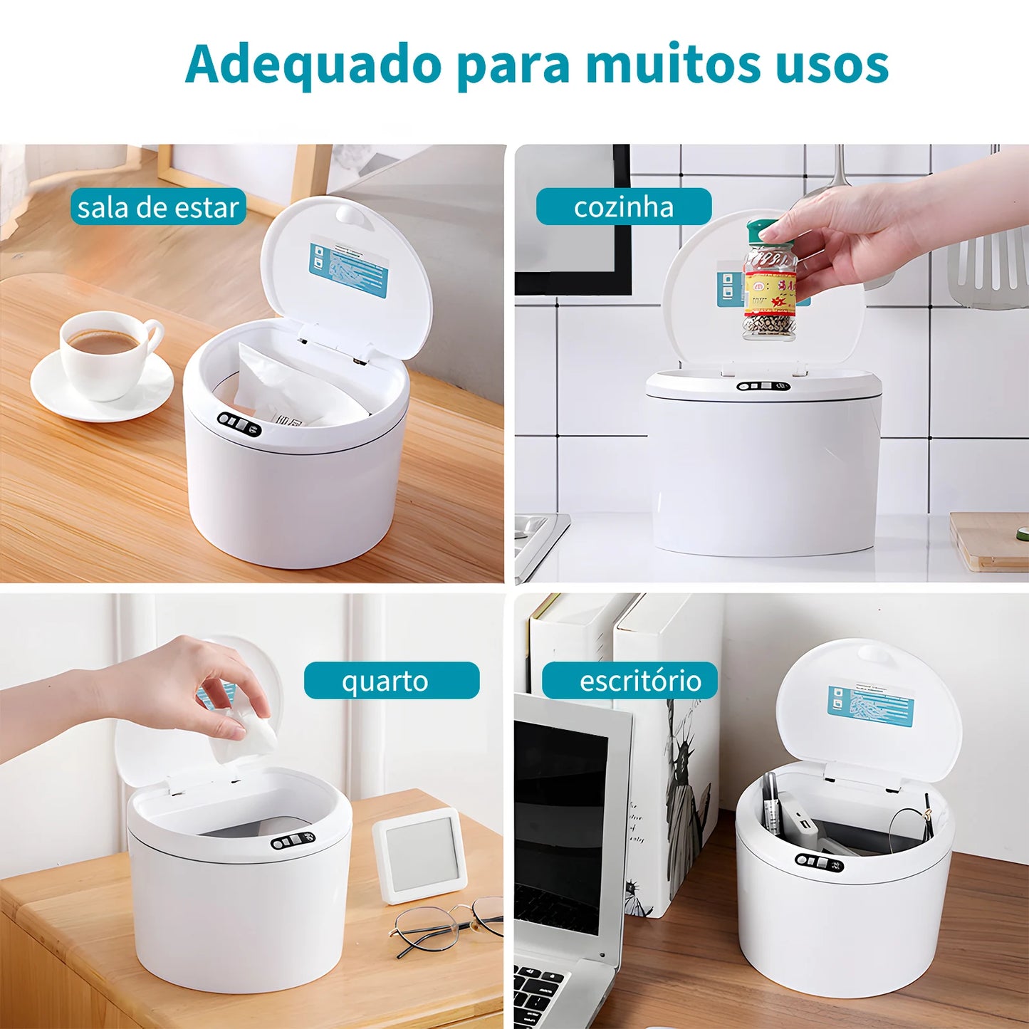 Lixeira Smart 3L com Sensor