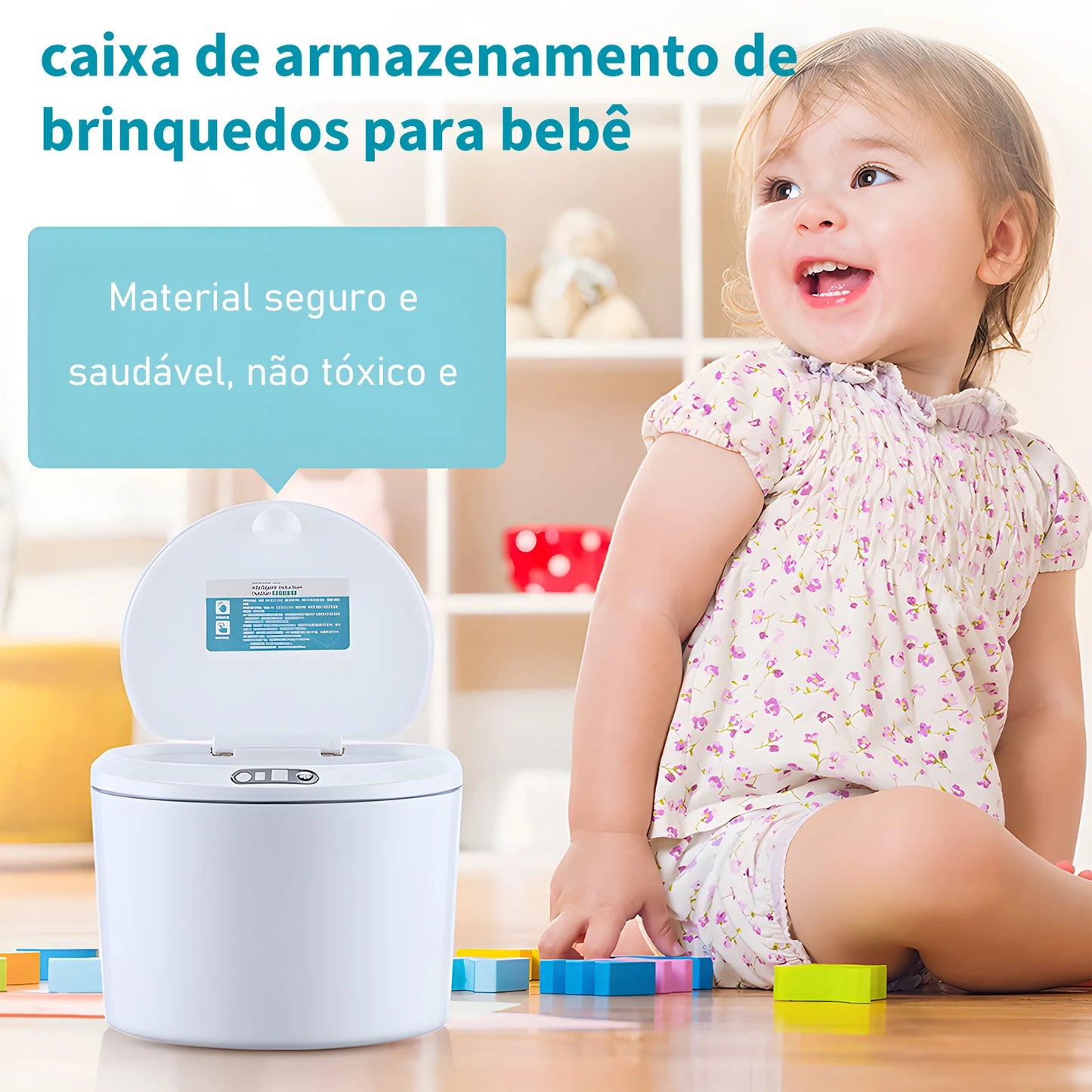 Lixeira Smart 3L com Sensor