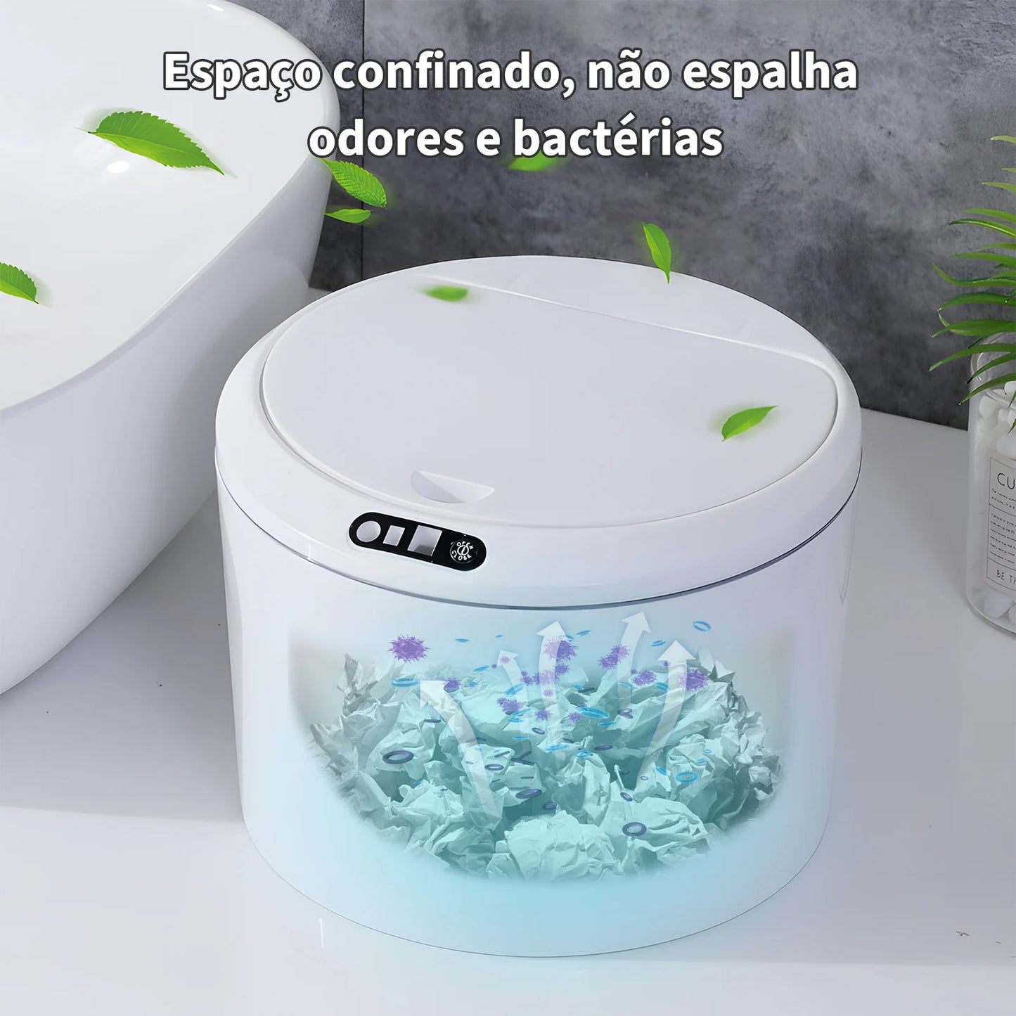 Lixeira Smart 3L com Sensor