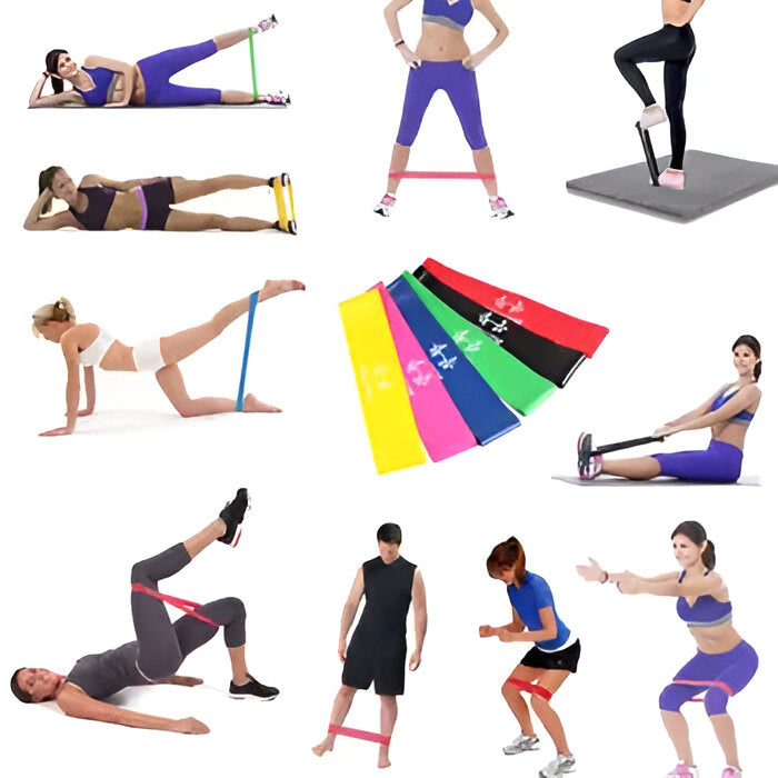 Kit de Faixas para Exercícios com 5 Intensidades